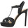 Pantofi Femei Sandale Lola Cruz 411p Cuir Femme Noir Negru