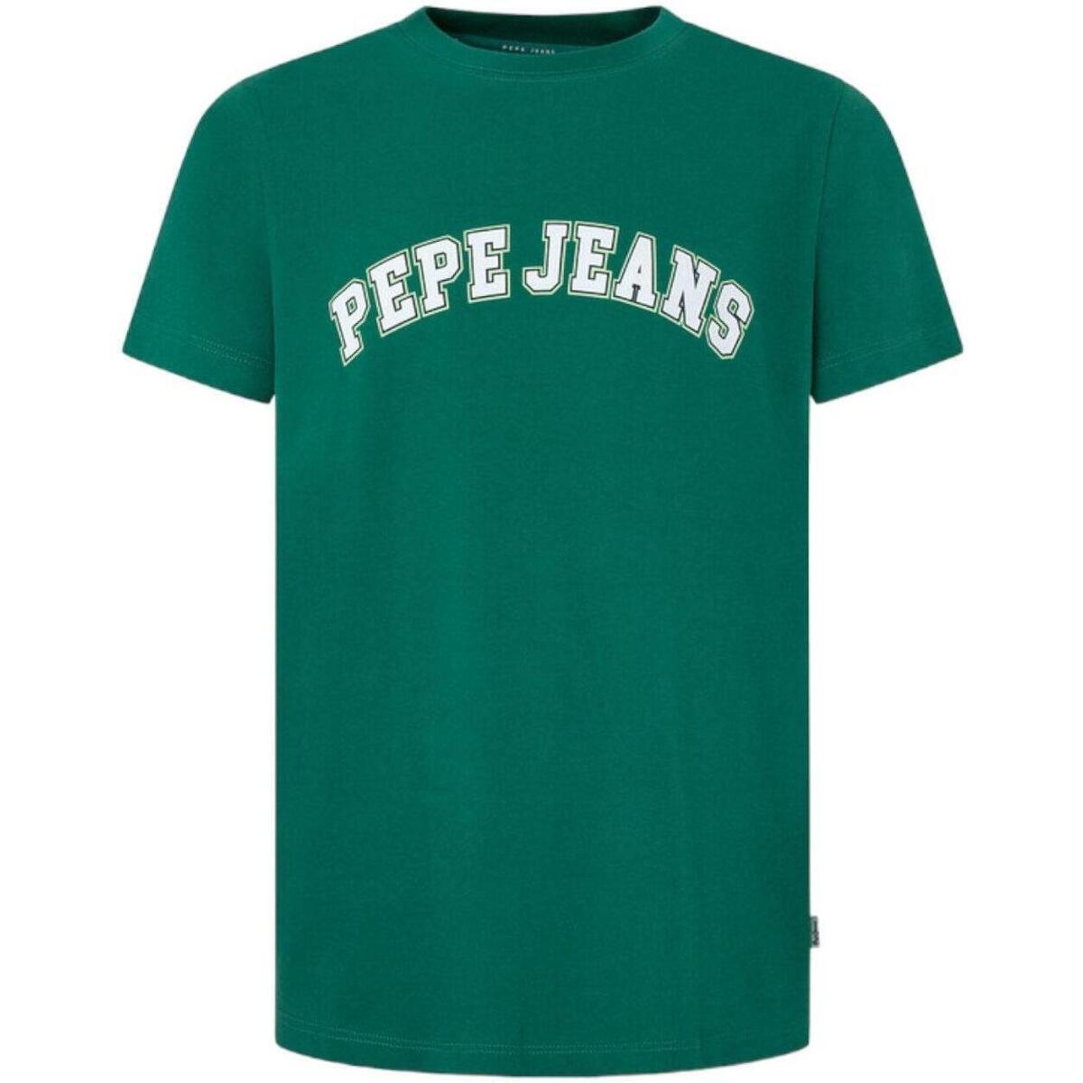 Îmbracaminte Bărbați Tricouri mânecă scurtă Pepe jeans  verde