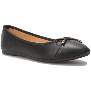 Pantofi Femei Balerin și Balerini cu curea La Modeuse 69670_P162178 Negru