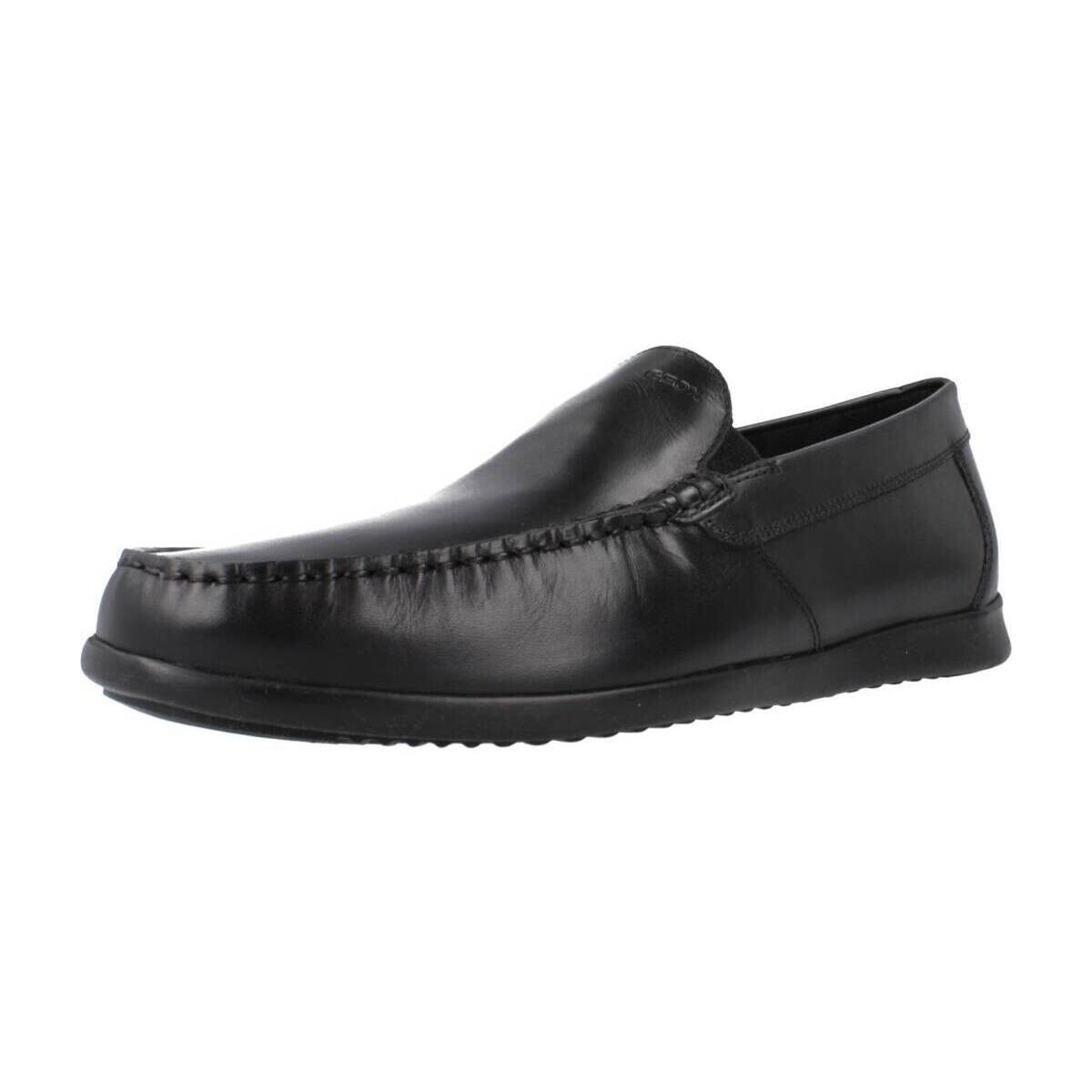 Pantofi Bărbați Mocasini Geox U UALLE 2 FIT B Negru