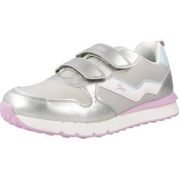 Pantofi Fete Pantofi sport Casual Geox J FASTICS GIRL Argintiu