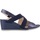 Pantofi Femei Sandale Stonefly SWEET III 10 LAMINATED LTH albastru