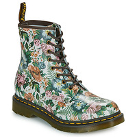 Pantofi Femei Ghete Dr. Martens 1460 W Multi Floral Garden Print Backhand Alb / Multicolor