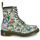 Pantofi Femei Ghete Dr. Martens 1460 W Multi Floral Garden Print Backhand Alb / Multicolor