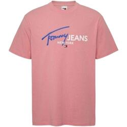 Îmbracaminte Bărbați Tricouri mânecă scurtă Tommy Hilfiger  roz
