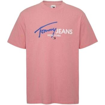 Îmbracaminte Bărbați Tricouri mânecă scurtă Tommy Hilfiger  roz