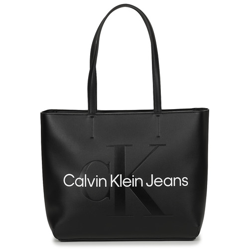 Genti Femei Sacoșe shopping și Genti shopping Calvin Klein Jeans CKJ SCULPTED NEW SHOPPER 29 Negru