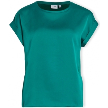 Îmbracaminte Femei Topuri și Bluze Vila Noos Top Ellette - Ultramarine Green verde