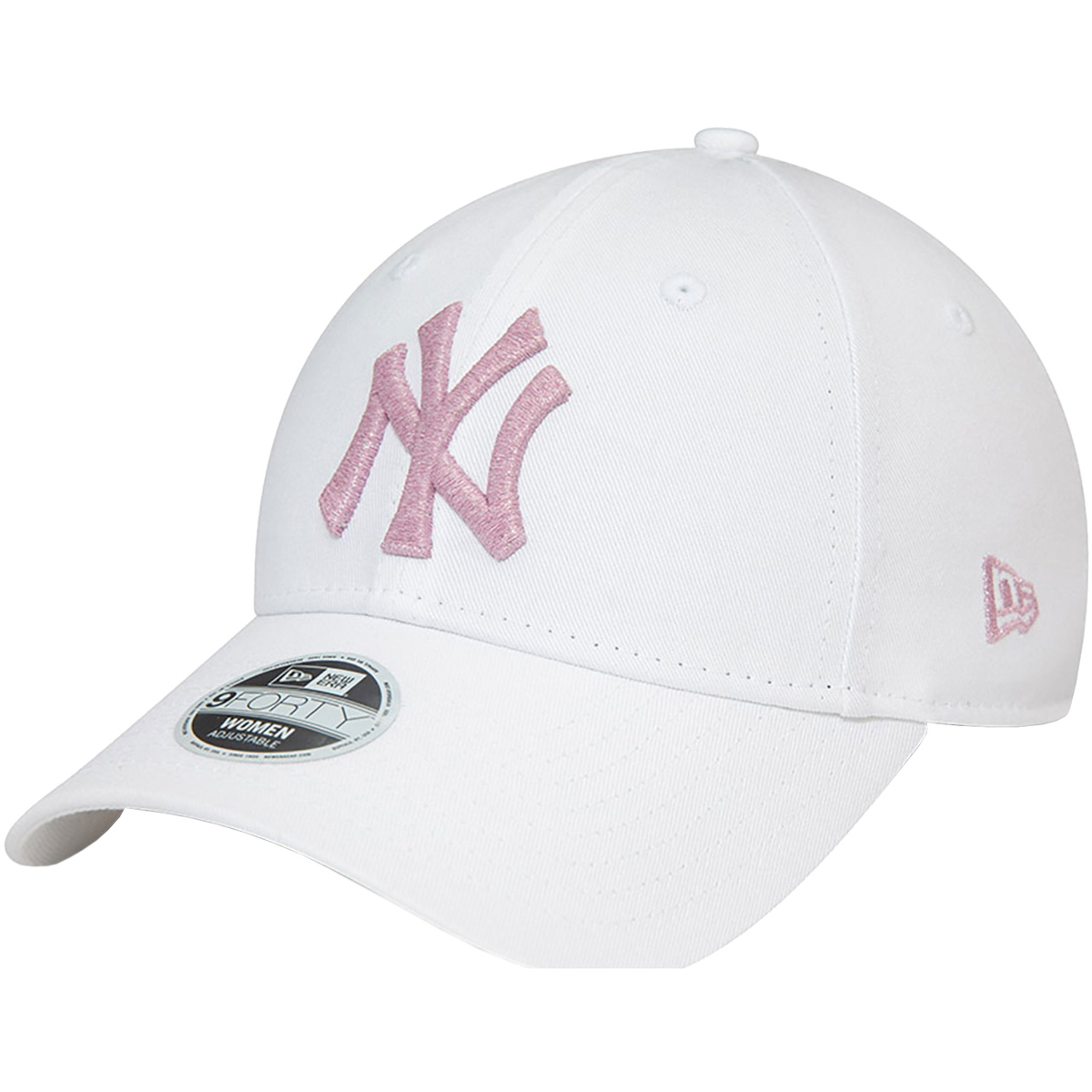 Accesorii textile Femei Sepci New-Era 9FORTY New York Yankees Wmns Metallic Logo Cap Alb