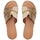 Pantofi Femei Papuci de vară Tommy Hilfiger FLAT SLIDE Auriu