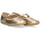 Pantofi Fete Balerin și Balerini cu curea Etika 73544 Auriu