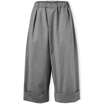 Îmbracaminte Femei Pantaloni  Wendykei Trousers 823148 - Grey Stripes Gri