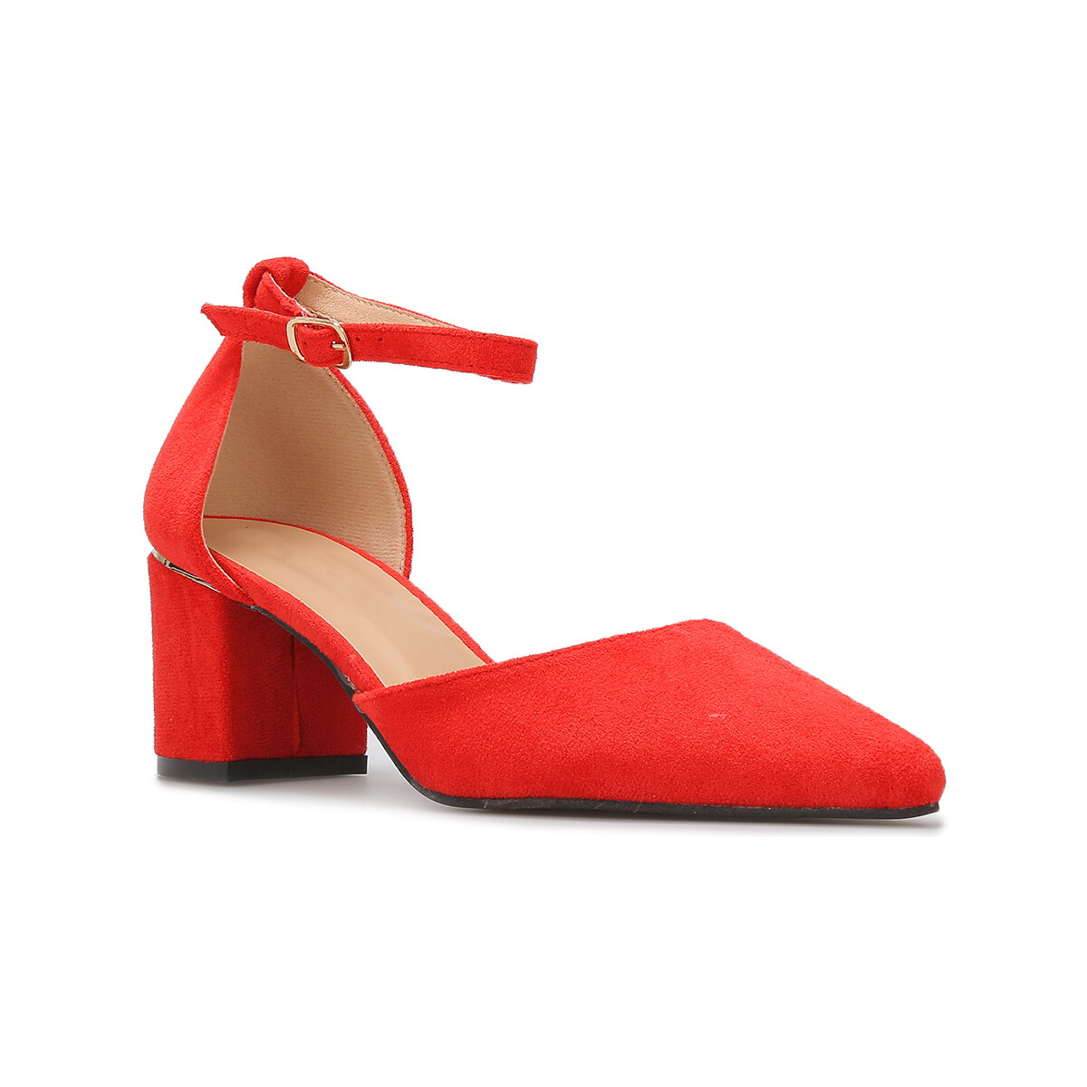 Pantofi Femei Pantofi cu toc La Modeuse 70021_P163217 roșu