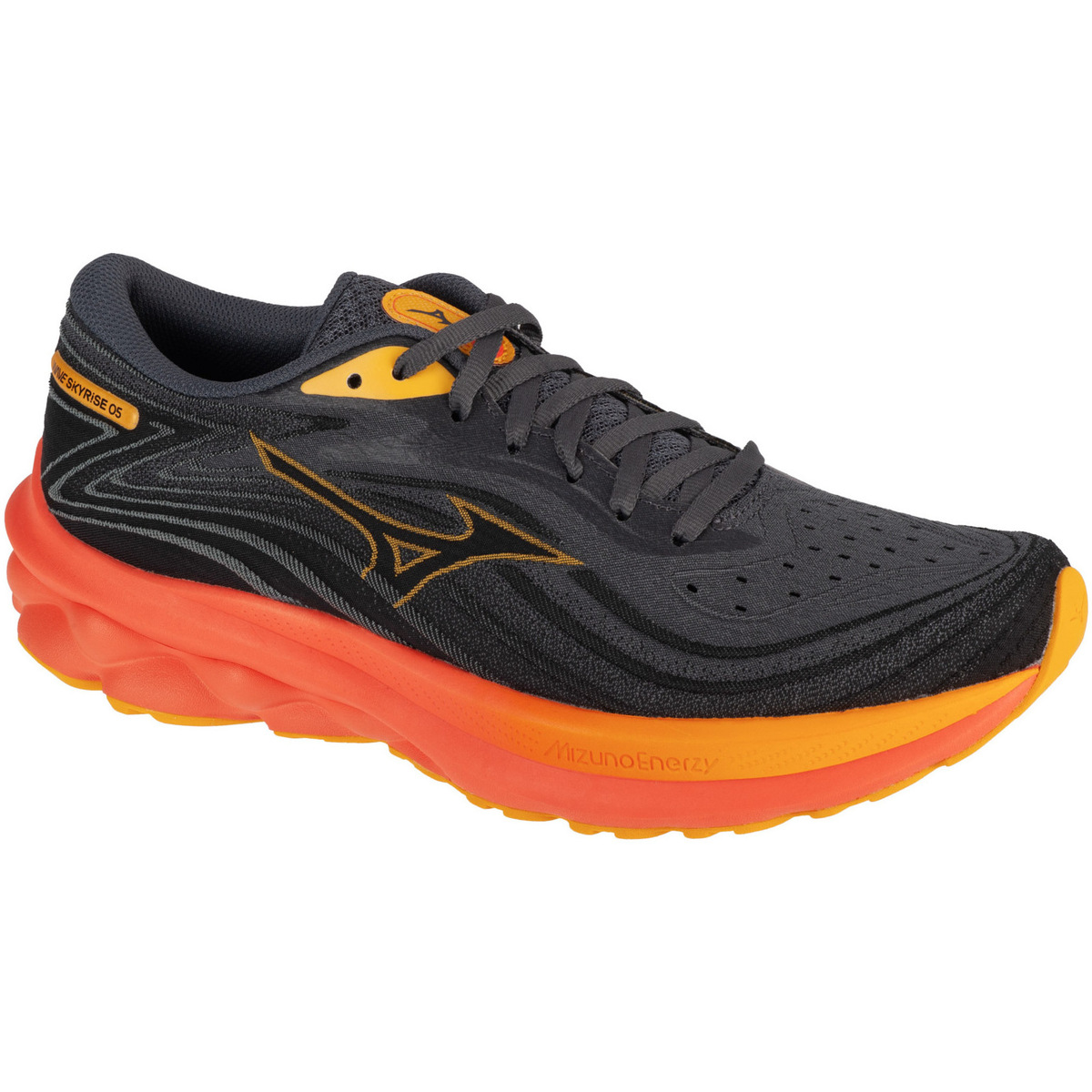 Pantofi Bărbați Trail și running Mizuno Wave Skyrise 5 portocaliu