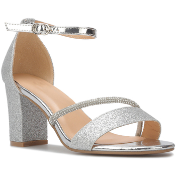 Pantofi Femei Sandale La Modeuse 69900_P162659 Argintiu