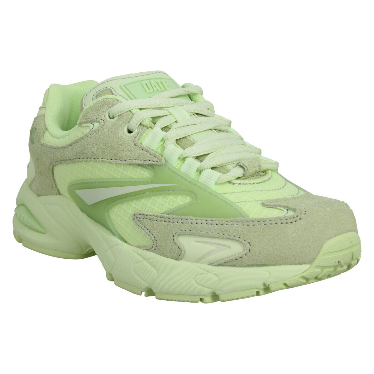 Pantofi Femei Sneakers Date Date Sneakers Sn23 Velours Toile Femme Green verde