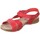 Pantofi Femei Sandale Interbios SANDALE  4487 roșu