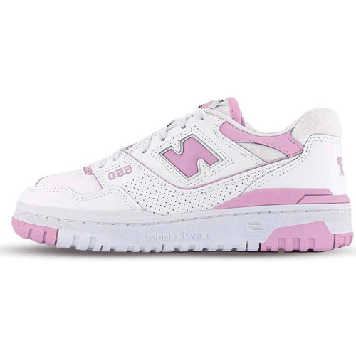 Pantofi Drumetie și trekking New Balance 550 White Bubblegum Pink Alb