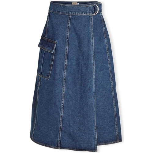 Îmbracaminte Femei Fuste Vila Norma Skirt - Medium Blue Denim Maro