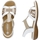 Pantofi Femei Sandale Rieker 229164 Alb