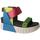 Pantofi Femei Sandale United nude  Multicolor