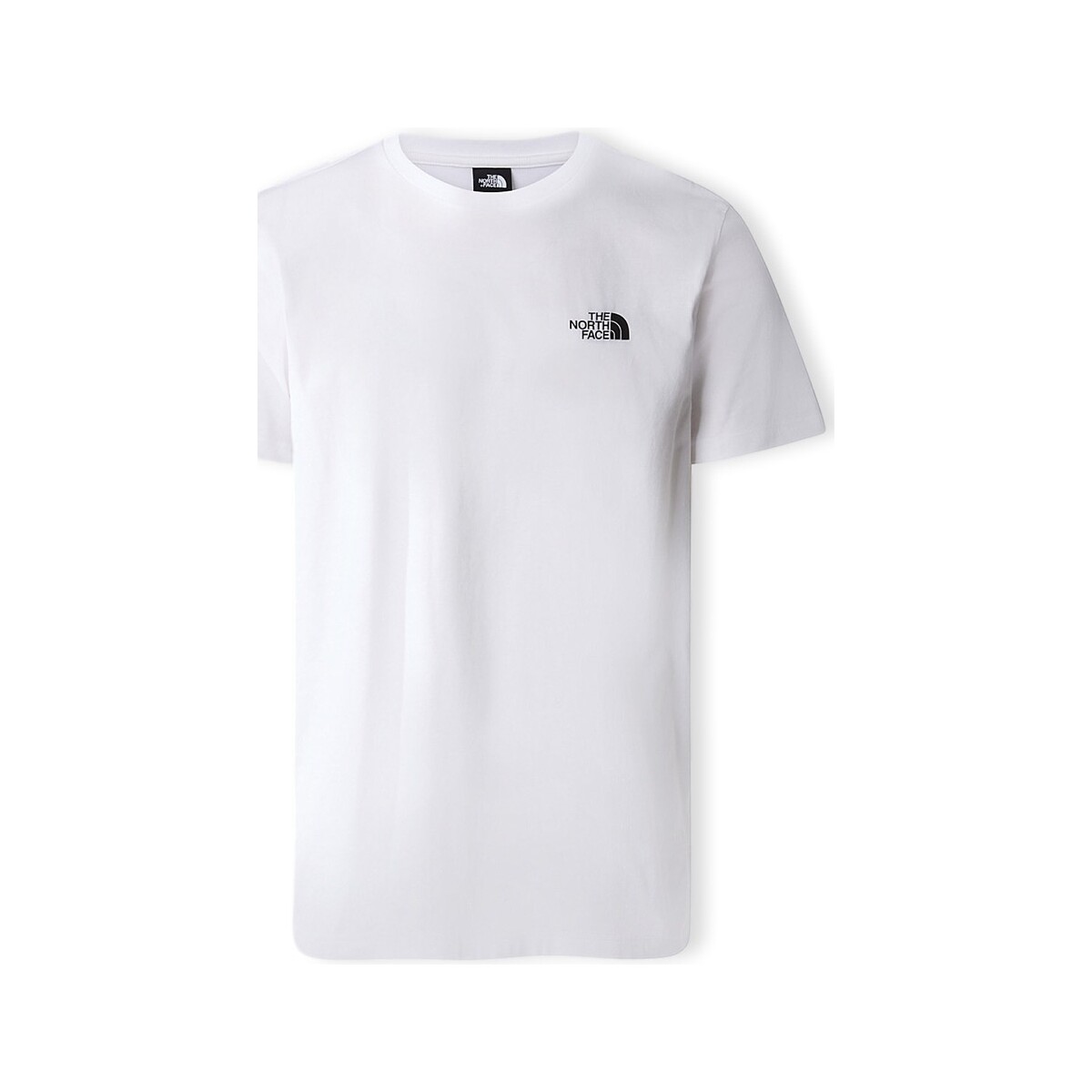 Îmbracaminte Bărbați Tricouri & Tricouri Polo The North Face Simple Dome T-Shirt - White Alb