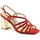 Pantofi Femei Sandale Azarey 459H103 roșu