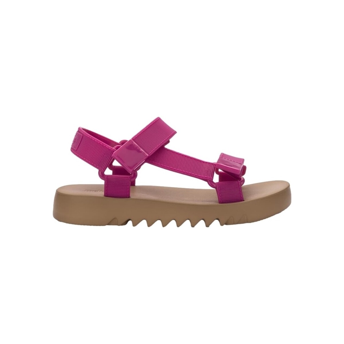 Pantofi Femei Sandale Melissa Flowing Papete Fem - Lilas/Beige roz