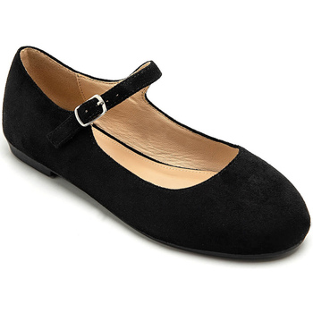 Pantofi Femei Balerin și Balerini cu curea La Modeuse 70276_P164065 Negru