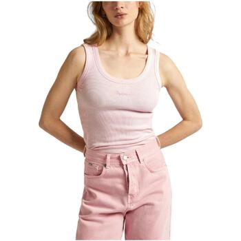 Îmbracaminte Femei Tricouri mânecă scurtă Pepe jeans  roz