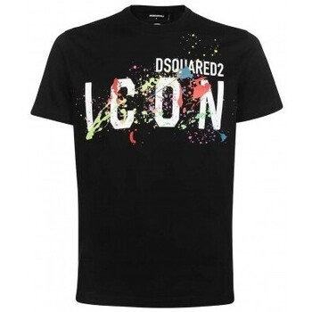Îmbracaminte Tricouri mânecă scurtă Dsquared T-Shirt Icon Homme noir Negru