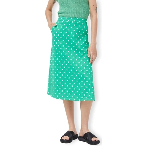 Îmbracaminte Femei Fuste Compania Fantastica COMPAÑIA FANTÁSTICA Skirt 11022 - Polka Dots verde