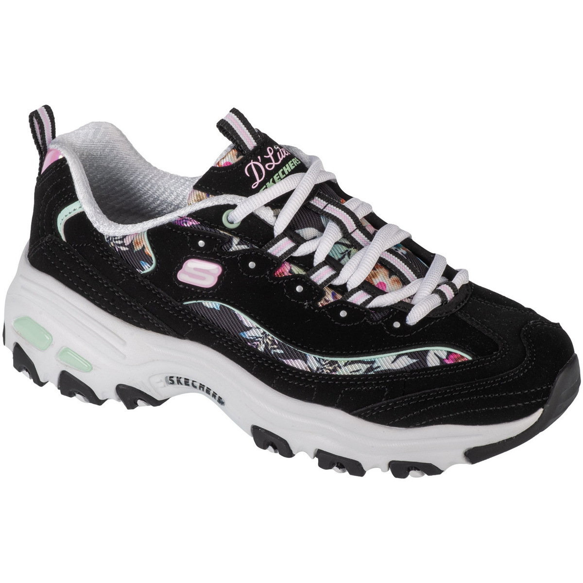 Pantofi Femei Pantofi sport Casual Skechers D'Lites-Blooming Fields Negru