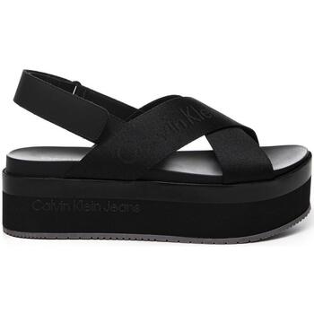 Pantofi Femei  Flip-Flops Calvin Klein Jeans  Negru