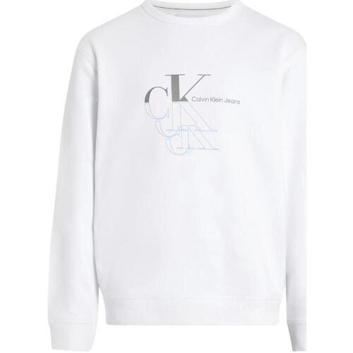 Îmbracaminte Bărbați Tricouri mânecă scurtă Calvin Klein Jeans  Alb