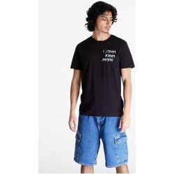 Îmbracaminte Bărbați Tricouri mânecă scurtă Calvin Klein Jeans J30J325189BEH Negru