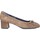 Pantofi Femei Balerin și Balerini cu curea CallagHan 27991-24 Maro