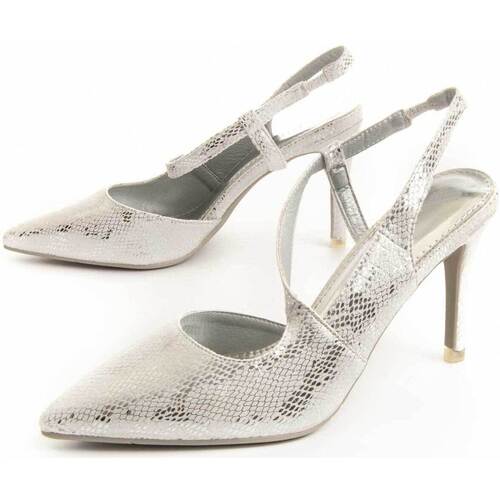 Pantofi Femei Pantofi cu toc Leindia 87301 Argintiu