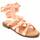Pantofi Femei Sandale Leindia 87324 roz