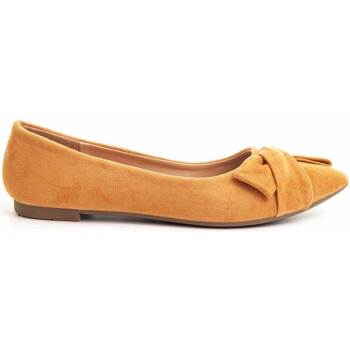 Pantofi Femei Balerin și Balerini cu curea Leindia 87352 Bej