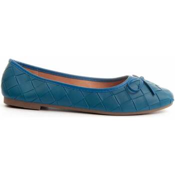 Pantofi Femei Balerin și Balerini cu curea Leindia 87372 albastru