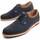 Pantofi Bărbați Pantofi Oxford
 Leindia 87730 albastru