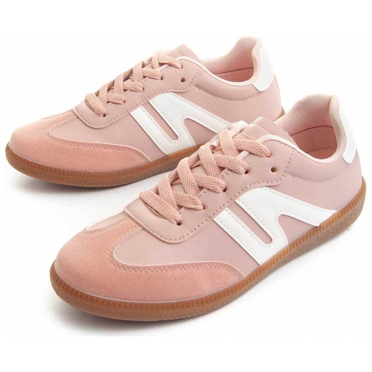 Pantofi Femei Pantofi sport Casual Leindia 88575 roz