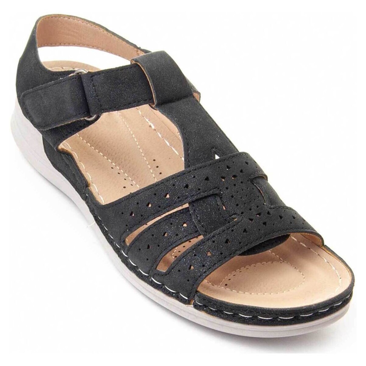 Pantofi Femei Sandale Leindia 89055 Negru