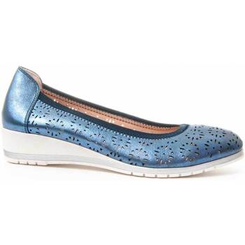 Pantofi Femei Balerin și Balerini cu curea Leindia 89066 albastru