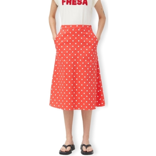 Îmbracaminte Femei Fuste Compania Fantastica COMPAÑIA FANTÁSTICA Skirt 11019 - Polka Dots roșu