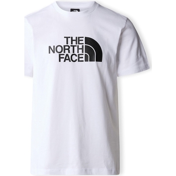 Îmbracaminte Bărbați Tricouri & Tricouri Polo The North Face Easy T-Shirt - White Alb