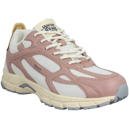 Pantofi Femei Sneakers Mercer Amsterdam The Re Run High Frequency Toile Femme Old Rose roz