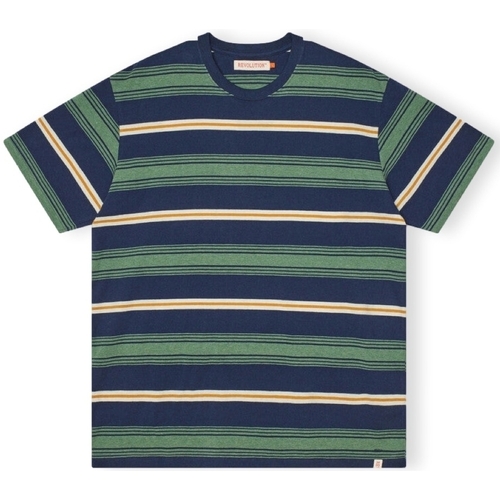 Îmbracaminte Bărbați Tricouri & Tricouri Polo Revolution T-Shirt Loose 1363 - Navy Multicolor