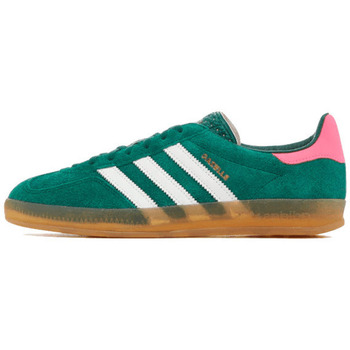 Pantofi Drumetie și trekking adidas Originals Gazele Indoor Green Lucid Pink verde